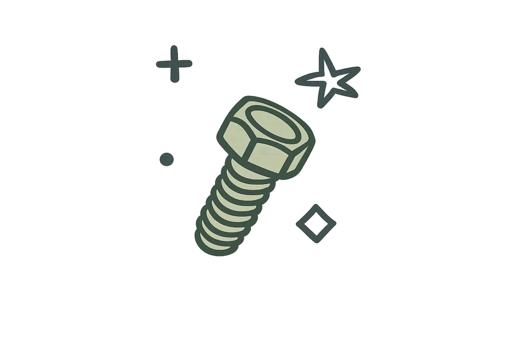 Logo d'un boulon pour le bricolage