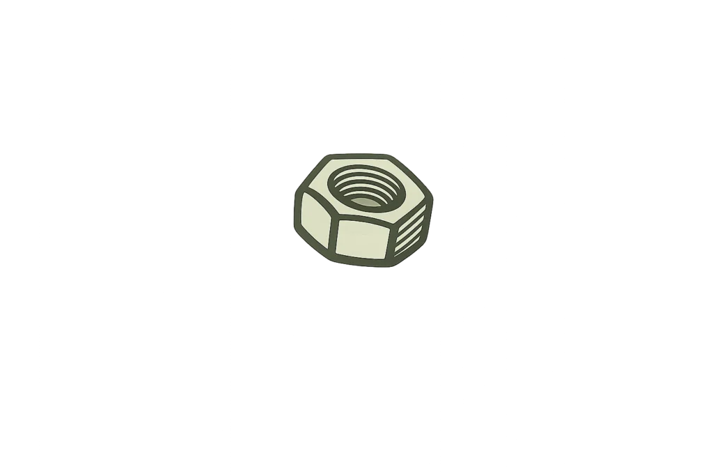 Logo d'un ecrou pour le bricolage